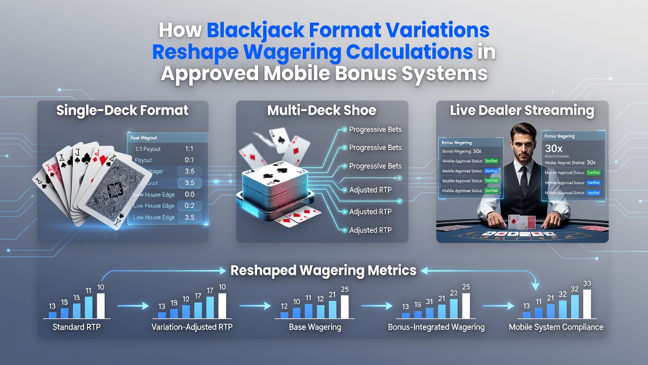 Unterschiedliche Blackjack-Tischformate auf mobilen Geräten mit Fokus auf Regelvariationen und Bonusintegration